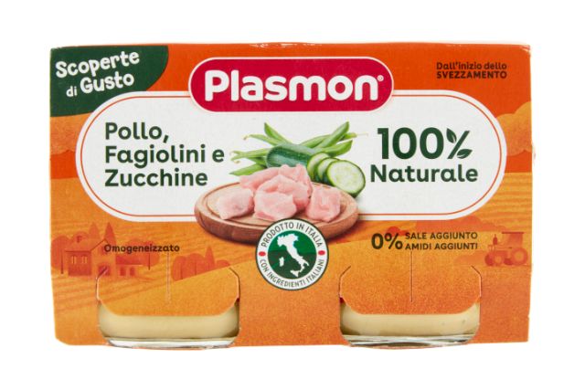 Plasmon Chicken and Vegetables Puree (2x120g) - Baby Food | Delicatezza