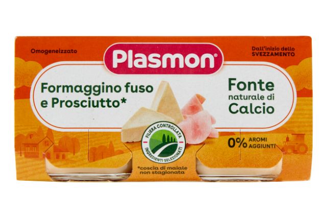 Plasmon Ham and Cheese Puree (2x80g) - Baby Food | Delicatezza