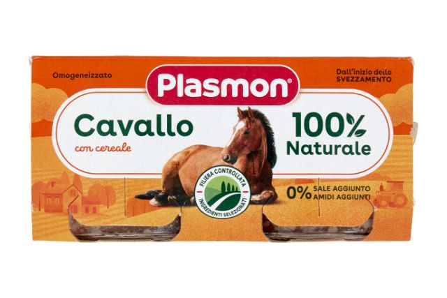Plasmon Horse Puree (12x2x80g) - Baby Food | Special Order | Delicatezza