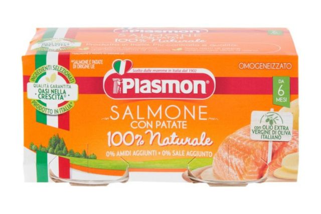 Plasmon Salmon Puree (12x2x80g) - Baby Food | Special Order | Delicatezza