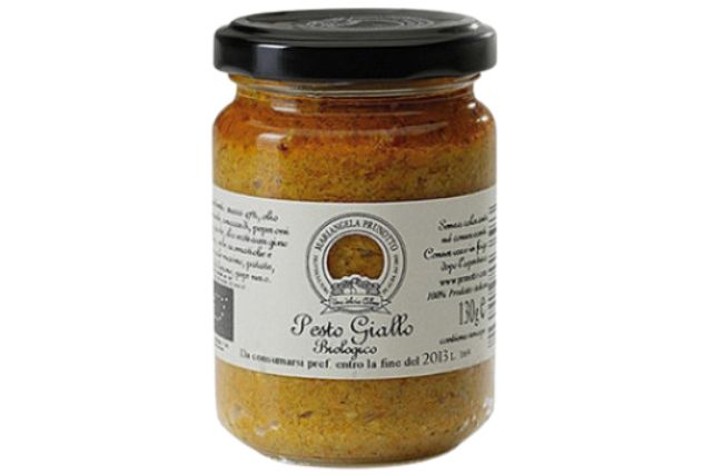 Prunotto Organic Yellow Pesto (12x130g) | Wholesale | Delicatezza