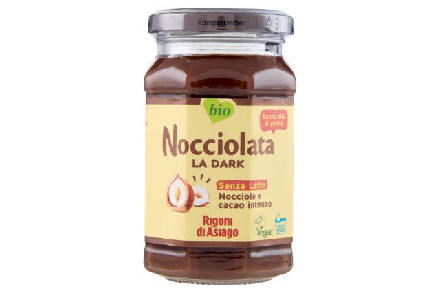 Rigoni Nocciolata Organic Dairy-Free Hazelnut Spread (250g) | PDP | Delicatezza
