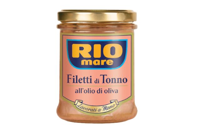 Rio Mare Tuna Fillets in Glass Jar with Olive Oil (180g) | Wholesale | Delicatezza
