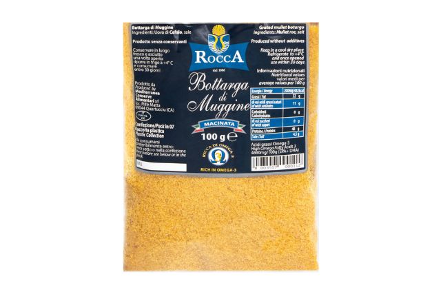 Rocca Mullet Bottarga - Grated (100g) | Wholesale | Delicatezza