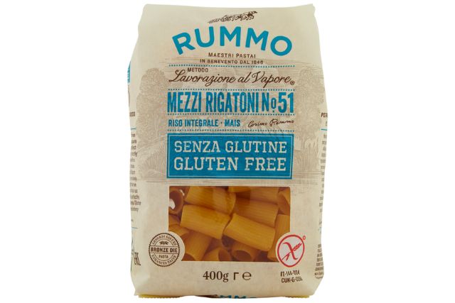 Rummo Gluten Free Mezzi Rigatoni No.51 (12x400g) | Special Order | Delicatezza