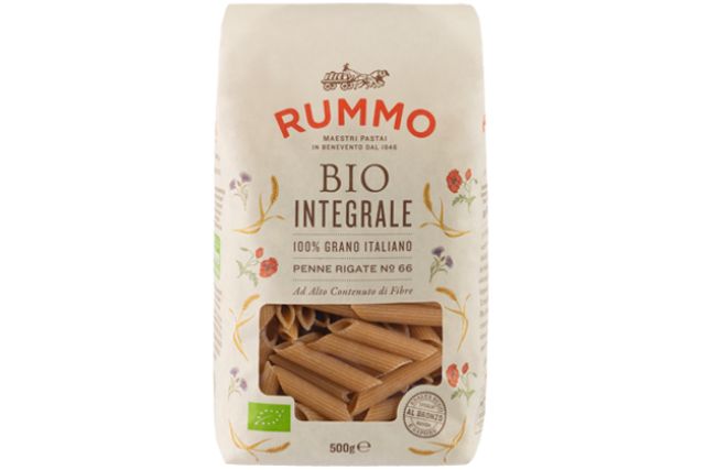 Rummo Organic Wholemeal Penne Rigate No.66 (500g) | Delicatezza