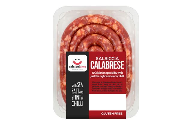 Salsicciamo Calabrian Luganega Sausage (1Kg) - with a hint of chilli | Wholesale | Delicatezza