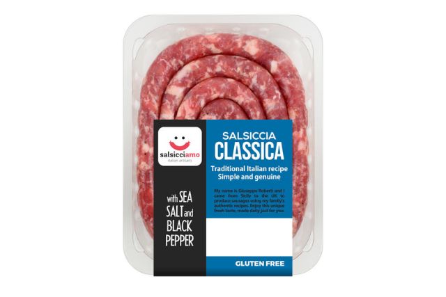 Salsicciamo Classic Luganega Sausage (1Kg) - with black pepper | Wholesale | Delicatezza 