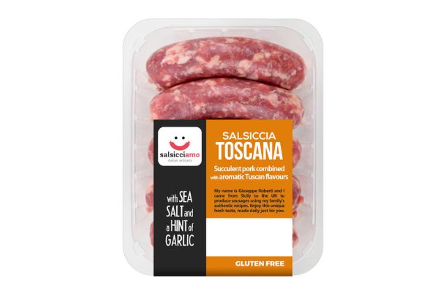 Salsicciamo Tuscan Traditional Sausages (1Kg) - with a hint of garlic | Wholesale | Delicatezza