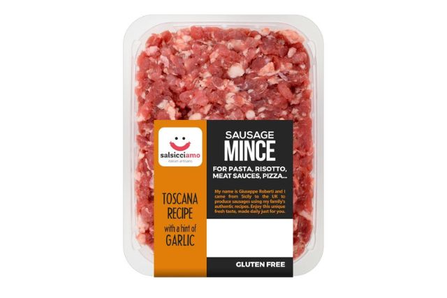 Salsicciamo Tuscan Sausage Mince (1Kg) - with a hint of garlic | Wholesale | Delicatezza