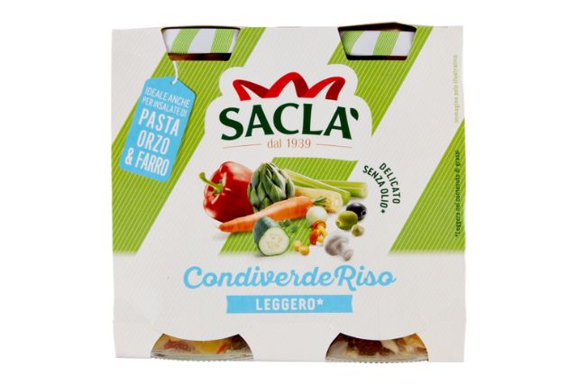 Sacla Condiverde Light Cold Rice Salad Topping (6x580g) | Special Order | Delicatezza