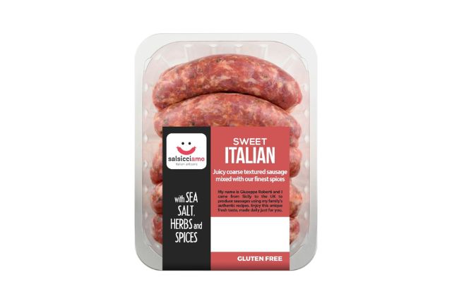 Salsicciamo Sweet Italian Traditional Sausage (1kg) - with Paprika Fennel Oregano and Parsley | Wholesale | PDP | Delicatezza