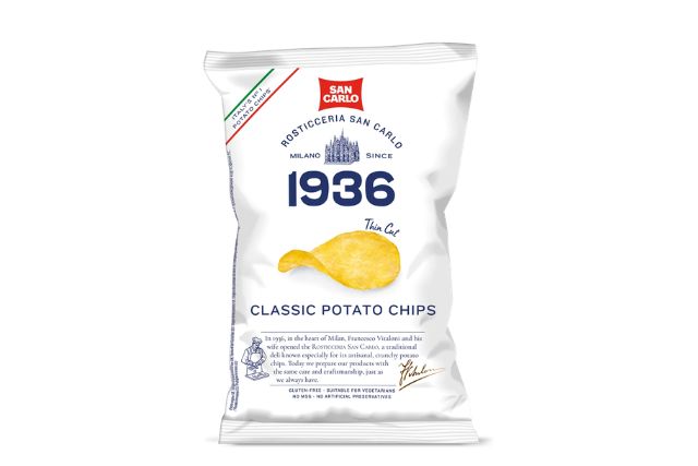 San Carlo Classic Potato Chips (16x150g) | Wholesale | PDP | Delicatezza