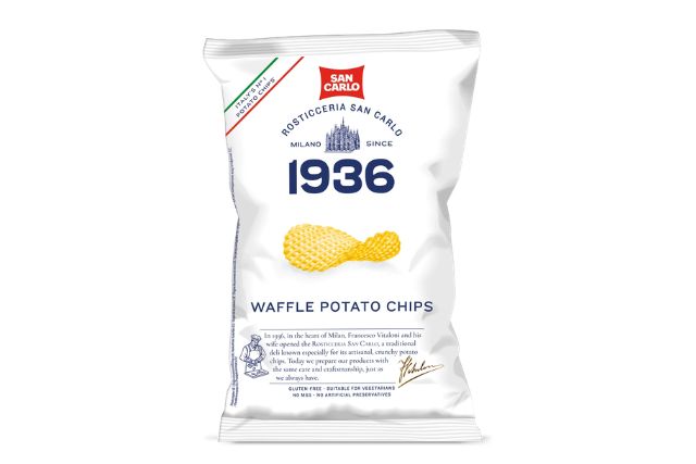 San Carlo Waffle Potato Chips (16x150g) | Wholesale | PDP | Delicatezza