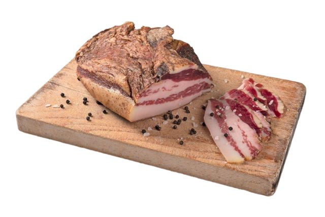 Monte San Savino Guanciale Stagionato (300g) | PDP | Delicatezza