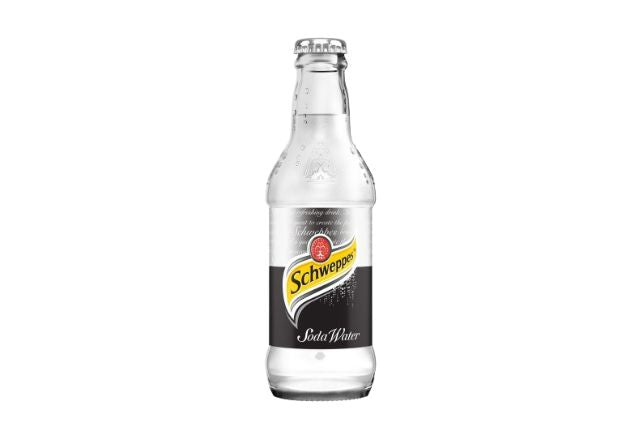 Schweppes Soda Water Glass Bottles (24x200ml) | Wholesale | PDP | Delicatezza