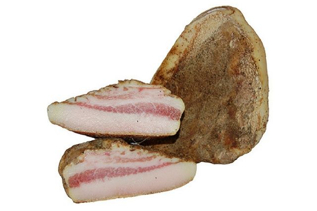 Simonini Guanciale di Maiale Stagionato - Dry Cured Pork Cheek (Avg. 550g) | Delicatezza