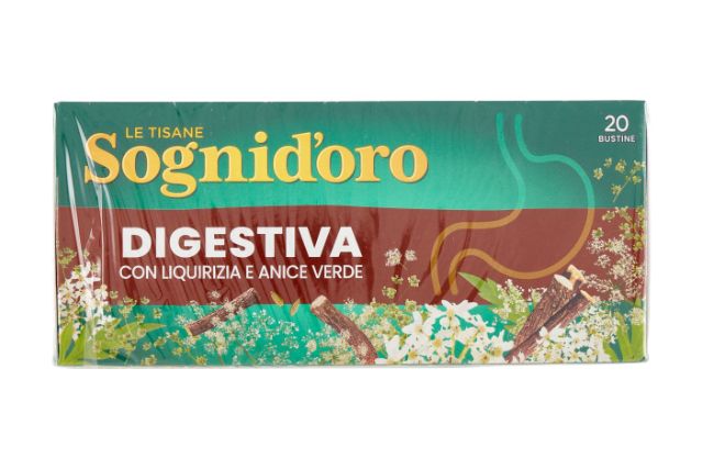 Sognidoro Fennel Herbal Tea (20 Sachets) | Delicatezza