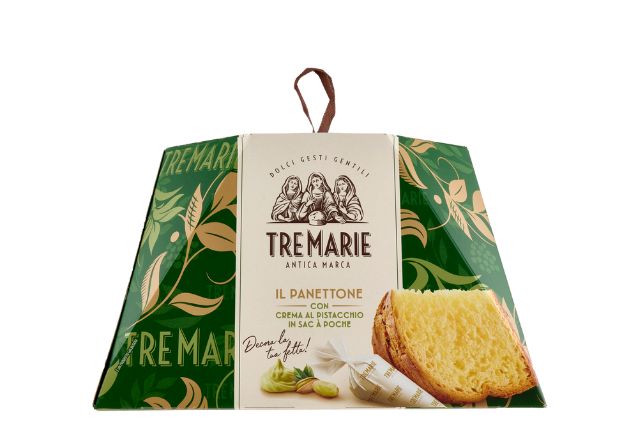 Tre Marie Panettone Pistachio (950g) | Delicatezza