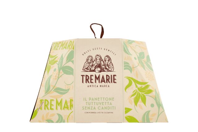 Tre Marie Panettone Milanese Without Candied Fruit (12x1Kg) | Special Order | Delicatezza