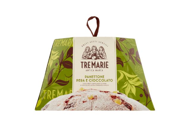 Tre Marie Panettone Pear & Chocolate (12x930g) | Special Order | Delicatezza