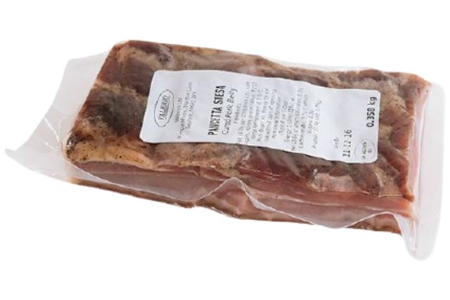 Valerio Pancetta Stesa al Peperoncino - Chilli Cured Pork Belly (avg. 300g) | Wholesale | Delicatezza