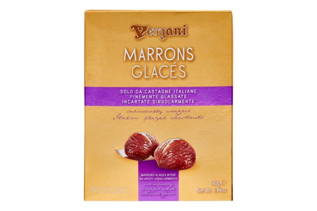 Vergani Whole Marron Glaces (24x140g) | Special Order | PDP | Delicatezza