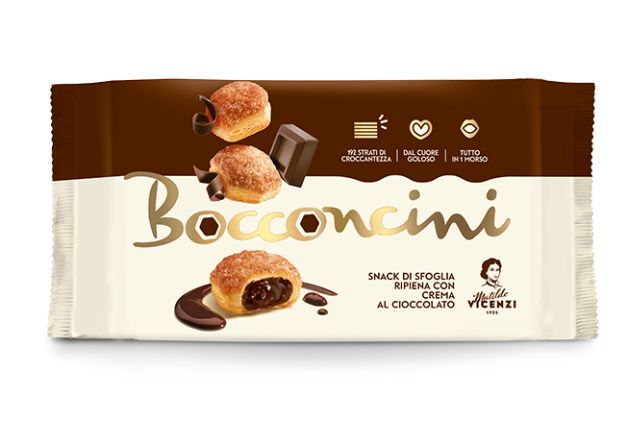 Vicenzi Bocconcini With Chocolate Cream (100g) | Delicatezza