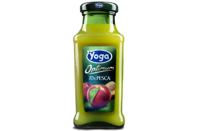 Yoga Peach Juice Glass Bottle (24x200ml)  | Special Order | Delicatezza