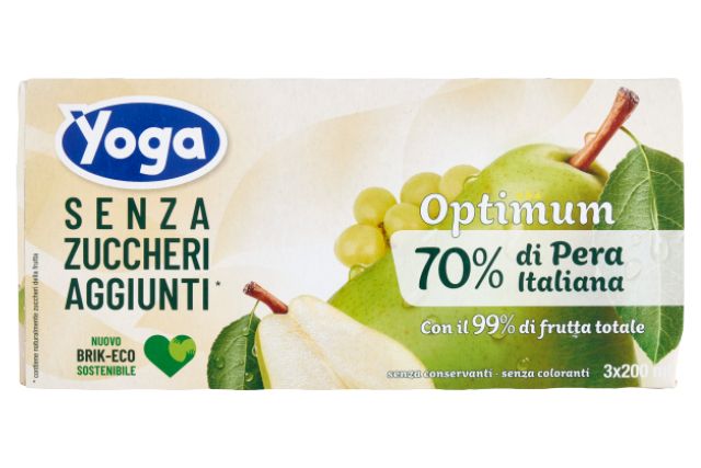 Yoga Pear Juice No Added Sugar (3x200ml) | Delicatezza