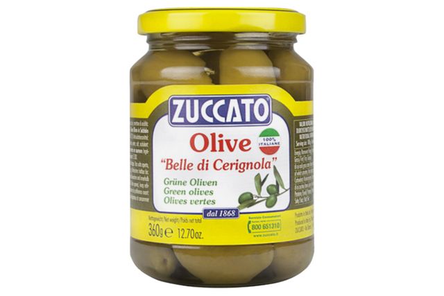 Zuccato Cerignola Olives (12x360g) | Wholesale | Delicatezza