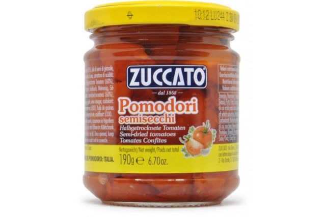 Zuccato Semi-Dried Tomatoes (12x190g) Wholesale Delicatezza