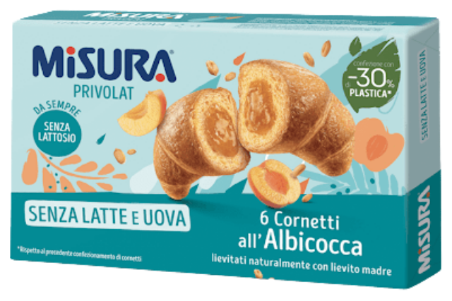 Misura Privolat Apricot Croissant without any Milk and Eggs (8x290g) | Special Order | Delicatezza