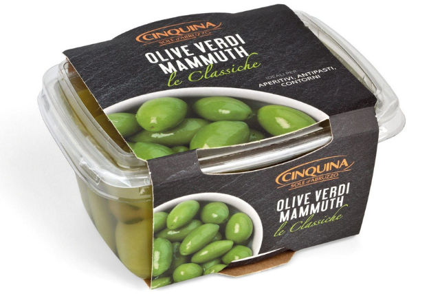 Cinquina Nocellara Green Olives (12x250g) | Wholesale | Delicatezza