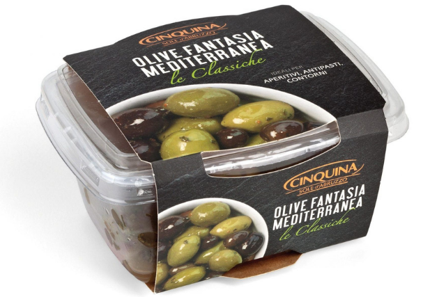 Cinquina Mediterranean Fantasy Olives (12x250g) | Wholesale | Delicatezza