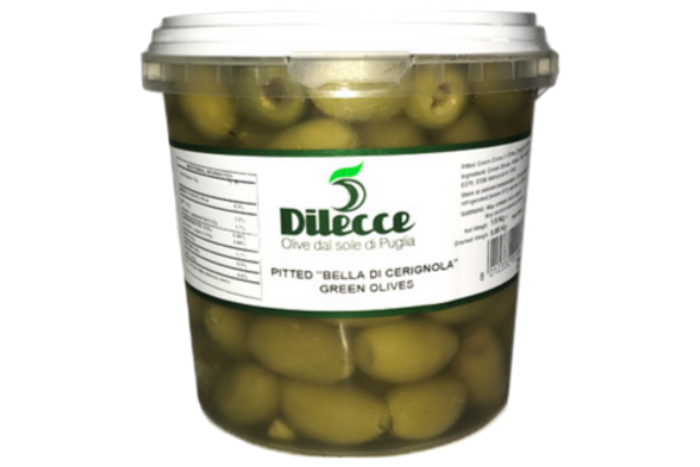 Bella di Cerignola Sweet Pitted Olives (850g) | Wholesale | Delicatezza