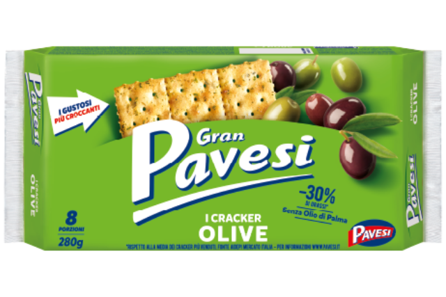 Pavesi Crackers Olives (280g) | Delicatezza