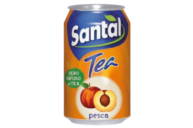Peach Ice Tea Santal Can (24x330ml) | Delicatezza | Wholesale