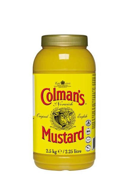 English Mustard Colmans (2.25lt) | Delicatezza | Wholesale