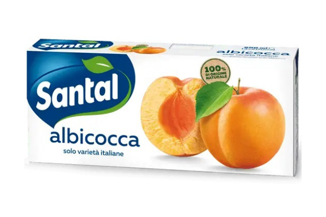 Santal Apricot Juice children cartons (8x600g) | Special Order | Delicatezza