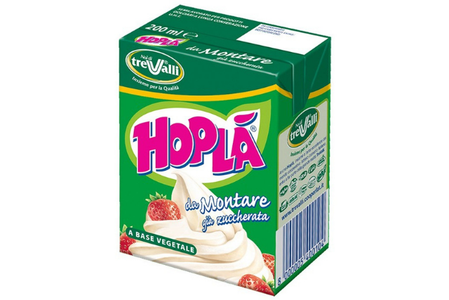 Hoplà Whipping Cream - Panna per dolci (24x200ml) | Special Order | Delicatezza