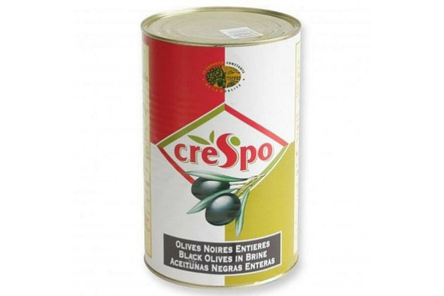 Large Black Olives without Pit Crespo (4.3Kg) | Wholesale | Delicatezza