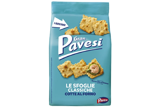 Pavesi Sfoglie Classiche - Plain Crackers (12x190g) | Wholesale | Delicatezza